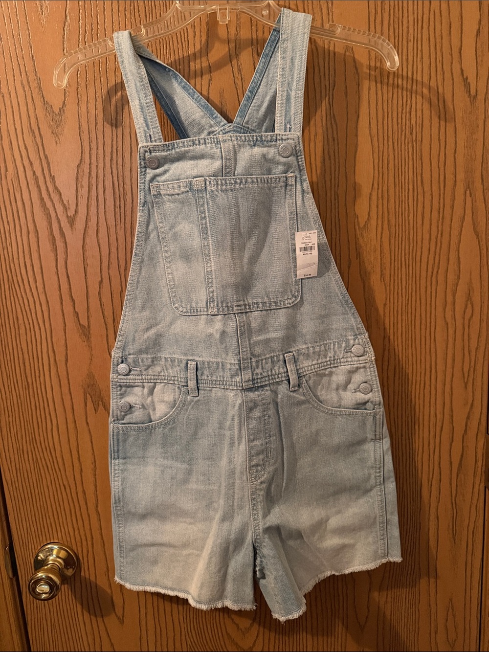 Old Navy Light Blue Denim Shortalls